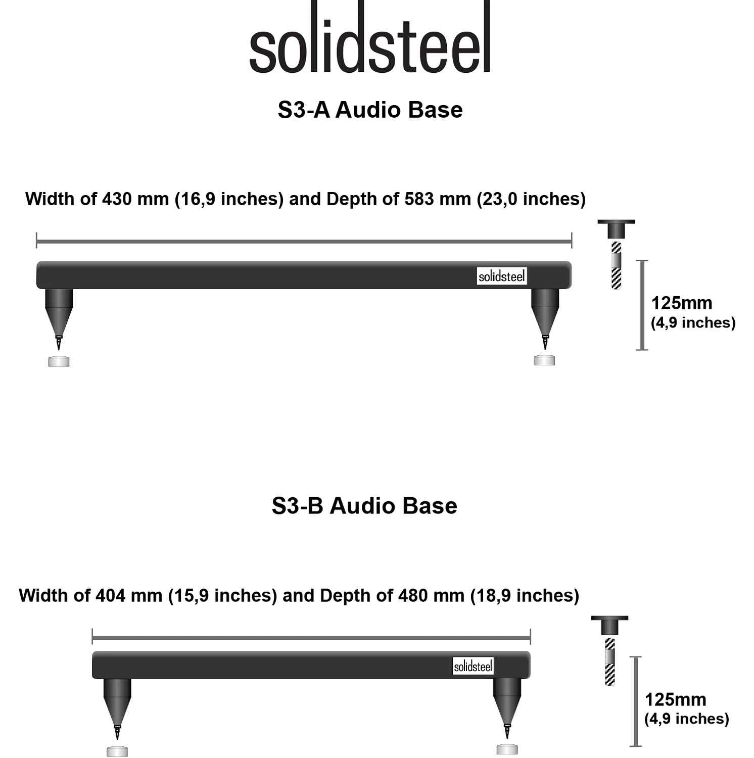 Solidsteel S3-A Abmessungen