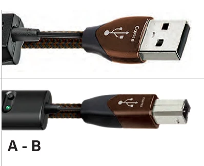 Audioquest Coffee, USB A-B 2.0 Kabel