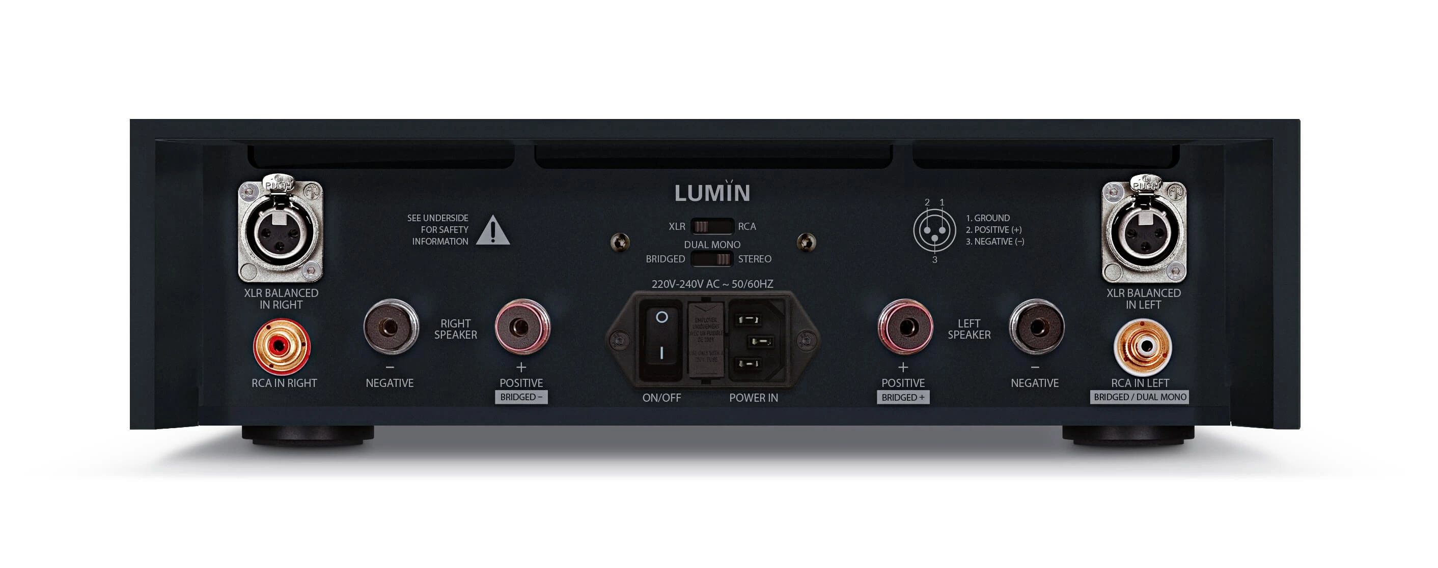 Lumin AMP, High-End Stereo Endstufe